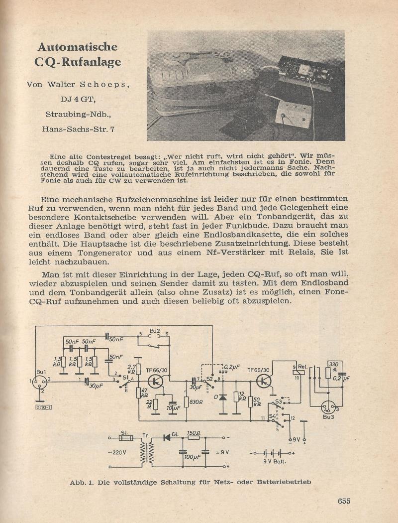 CQ - Rufautomat